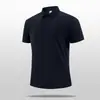 Nueva Camisa Polo de Negocios de Verano para Hombre, de Alta Gama para Golf, Secado Rápido, Cuello Alto, Diseño Casual para Hombre