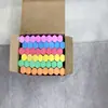 Marca de Aviação Giz Hexagonal Ecológico para Ensino, Escrita em Lousa, Rabiscos, Giz Branco e Colorido Apagável para Escrita em Lousa