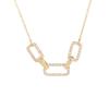 Moda Coreana Micro-incrustado Zirconia Cadena de Diamantes Completa Collar para Mujer Diseño Nicho Sentido Exquisito Lujo Ligero Cadena Clavícula Joyería de Moda