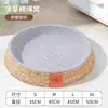 Ninho de gato de vime quatro estações universal tecido gatinho dormir tapete de verão gato de estimação arranhador placa suprimentos para gatos
