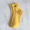 Calcetines de Dibujos Animados para Mujer, Calcetines de Media Pantorrilla para Primavera y Otoño, Bordados de Animales de Moda, Absorbentes del Sudor, Resistentes al Olor, Calcetines de Algodón Dopamina para Mujer al por Mayor