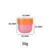 Em estoque: frascos dosadores de creme de 100g, 200g e 300g, potes de creme, embalagens cosméticas, potes de creme de cor sólida