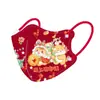 Máscara Original Año del Caballo Año Nuevo Niños Kn95 4-12 Años Máscara Estéreo 4D con Tira Nasal Protección de 4 Capas
