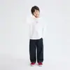 Casa de Hai Ma Ropa Infantil 2026 Niños Otoño/Invierno Nueva Camiseta de Manga Larga Cuello Medio Alto Ropa de Invierno Capa Base Forro Polar Térmico Infantil Moderno