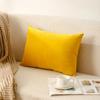 Almohada de terciopelo mate de color sólido funda de almohada para sofá al por mayor cojín para siesta de oficina hogar simple cojín liso