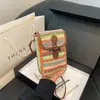 Bolsa de Celular Tecida de Alta Qualidade para Mulheres, Bolsa Transversal Fashion com Estilo de Férias, Nova Bolsa de Ombro Estilo Coreano 2026 para o Dia a Dia