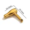Pingente de ferramenta de aço inoxidável secador de cabelo tesoura faca de cozinha colher pingente de joia colar de brincos DIY