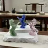 Estatueta de Cavalo de Vidro de Zibo Ano do Cavalo do Zodíaco Presente Mascote Presente Empresarial Artesanato de Vidro para Mesa Celebração de Aniversário