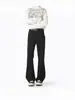 Jeans de calle americanos desgastados para hombre, marca de tendencia nicho de otoño, pantalones rectos holgados de corte limpio