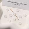 Zhen Tu Cuentas de Vidrio de Estrella de Cinco Puntas de 8 mm Cuentas de Vidrio Degradadas Cuentas Sueltas Aretes DIY Accesorios para el Cabello Colgante para Mujer Materiales
