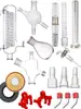 Accesorios para evaporador rotatorio: adaptador de condensador, válvula de botella, anillo de sellado, matraz receptor, matraz de evaporador rotatorio, válvula de venteo