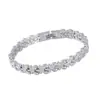 Pulseira Magnética Criativa Popular Transfronteiriça Europeia e Americana para Mão Feminina Borboleta Trevo de Quatro Folhas Ajustável Pulseira de Casal Pulseira