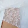 Tela de Cortina Blanca con Adorno de Encaje de Malla Fondo para Fotografía de Bodas Falda para Mesa de Comedor Tela para Ropa