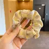 Scrunchie Fofo Estilo JK Acadêmico Coreano, Elástico de Cabelo para Meninas, Acessório de Cabelo