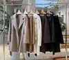 Nuevo Abrigo de Cachemira Doble Cara Otoño/Invierno 2026 para Mujer, Estilo Bata Clásico, Chaqueta de Lana Mixta, Ropa de Mujer al por Mayor Tongxiang