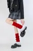 Calcetines de encaje japonés Lolita para apilar, calcetines de longitud media, lindos, blancos, de nicho, conjunto de pierna de punto, calcetines para apilar