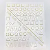 Pegatinas de Uñas Retro Corazón de Cuervo Transfronterizas Calcomanías 3D en Relieve Bronceadas Pegatinas para Uñas Pegatinas Decorativas de Mariposas para Uñas