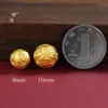 Tienda de Oro Puzuo Mismo Estilo Oro Arena Accesorios DIY Cuentas de Moneda Cuentas de Dinero Cuentas para Pulsera de Moneda de Cobre Cuentas Sueltas Pulsera de la Fortuna