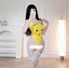 Cos Animación bidimensional japonesa Pikachu ropa interior sexy traje de baño sexy de una pieza lindo una generación de cabello