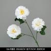 Flores Artificiales Blancas con Acabado de Alta Gama, Materiales Florales Realistas, Flores de Seda para Bodas al Aire Libre, Decoraciones de Bienvenida, Arreglos Florales, Flores Falsas, Materiales para Manualidades