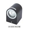 Luminária de parede externa GU10 cabeça única cabeça dupla luminária de porta moderna minimalista corredor varanda parede externa luminária de jardim externa à prova d'água