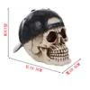 Caveira Esqueleto Enfeites de Casa Artesanato de Caveira de Resina Adereços de Halloween Molde Médico Esqueleto