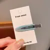 Pinza para el pelo fina y sin costuras de estilo coreano para mujer, nuevo clip lateral para flequillo, clip de pico de pato para maquillaje de frente, accesorios para el cabello