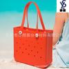 Em estoque bolsa de praia moldada por injeção de EVA bolsa de praia com furos de EVA bolsa de praia moldada por injeção de EVA bolsa de armazenamento