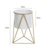 Vaso de Flor Suculenta de Ferro Pequeno Guarda-Chuva Gaiola de Pássaro Flor Bandeira Decoração Enfeites de Mesa Suporte de Flor de Varanda Vaso de Flor Escandinavo Moderno Ins