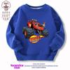 Ropa del equipo Cyclone Suéter de manga larga para niños ropa de otoño ropa infantil guapo genial bicicleta estampado top camiseta básica
