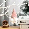 Muñeco Creativo sin Rostro Colgante de Papá Noel Decoración Linda Barba Blanca Ventana de Navidad Decoración de Árbol de Navidad Venta al por Mayor
