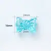 Acrílico Transparente Colorido Furo Reto Acessórios para Laços Artesanato DIY Acessórios para Joias Pulseira Colar Material Atacado
