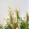 Plantas Simuladas de Juncos e Taboas, Decoração de Paisagismo de Plantas Estilo Floresta, Flores Simuladas de Juncos e Taboas