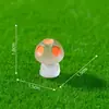 Paisaje en miniatura, que brilla en la oscuridad, hongo de estrella de cinco puntas, colgante de dibujos animados, jardín de musgo, accesorios decorativos creativos, adornos pequeños, al por mayor