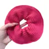 Lazo para el Pelo de Felpa Tejida Tipo Intestino Grande para Mujer Otoño e Invierno 2024 Nuevo Tamaño Grande Suave Elegante Goma Elástica para Cola de Caballo Lazo para el Pelo