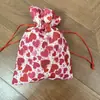 Bolsas de regalo para el Día de San Valentín transfronterizas, bolsas con cordón, bolsas para dulces con forma de corazón, recuerdos de boda, empaques de dulces