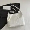 Bolsa da Moda 2025 Estilo Coreano Bordada Grande Capacidade Ombro Único Nova Bolsa Feminina Tote Borboleta Versátil Casual