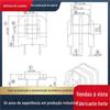 UU15.7 UU16 transformador de alta frequência de duplo slot esqueleto vertical 2+2 pinos com grampo de aço correspondente vendas de núcleo magnético