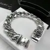 Nuevo y elegante pulsera de cruz para hombres a la moda, colección de pulseras vintage hechas a mano de alta gama europeas y americanas, directo del fabricante