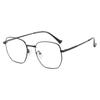 Gafas de lectura de marca BJYX, marco completo, caja de negocios, ultraligeras, ultratransparentes, de color sólido, de metal, de alta calidad, anti luz azul, espejo plano