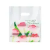 Bolsa de Empaque para Hornear Bolsa Tote Transparente de Plástico Bolsa de Cuatro Dedos Translúcida Empaque para Llevar Sushi Tostadas Pan Personalización