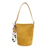 2026 Nuevo Bolso Cubo Color Macarrón para Mujer, Bolso de Hombro Simple y Versátil, Bolso Cruzado de Gama Alta, Bolso de Mano de Lujo Ligero