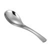 Acero Inoxidable 304 Vajilla Cuchara Plana Cuchara China Cuchara para el Hogar Cuchara para Comer de Niños Cuchara Coreana de Mango Largo Comercial