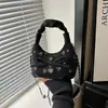 Bolso Trendy Dulce Estilo Coreano para Mujer, Color Sólido, Nuevo 2026 Moda Cadena Trendy Floral de Viaje Elegante Bandolera