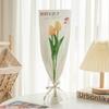 Presente de Dia das Mães Adequado para Mãe e Sogra Presente Prático Alto Valor de Cor Buquê de Tulipas Feito à Mão DIY