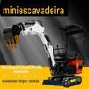 Mini-escavadeira de micro-escavação escavadeira mini doméstica agrícola escavação mini-engenharia mini-escavadeira multifuncional Pomar máquina de gancho pequeno