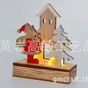 Fornecimento Decoração de Casa Artesanato Presente Feriado de Natal Lâmpada de Enfeites LED Artesanato em Madeira Pêndulo Pingente