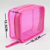 Nueva Bolsa de Maquillaje con Purpurina para Mujer, Bolsa de Tocador Transparente Impermeable para Viaje, Bolsa con Cremallera de Gran Capacidad, Personalizable