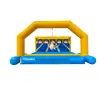 Carrera de obstáculos de boliche inflable comercial para juego familiar, eventos comunitarios divertidos, disponibles descuentos por compra al por mayor