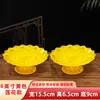 Bandeja de Fruta de Loto de Cerámica para Uso Doméstico, Plato de Fruta para Ofrenda a Buda y Guanyin, Bandeja de Ofrenda para Templo Budista